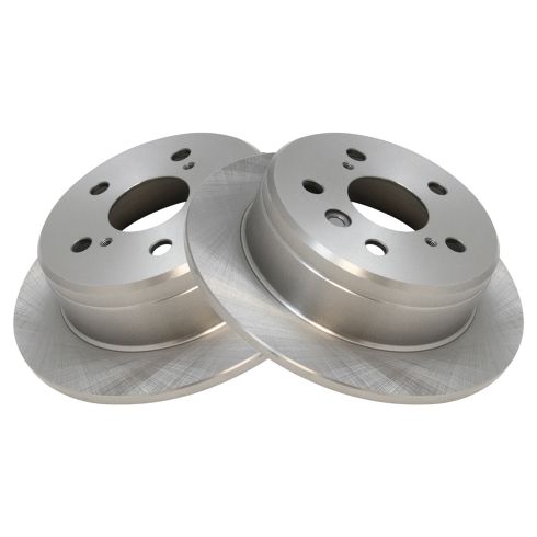 2000-01 Toyota Camry Lexus ES300 Rear Ceramic Brake Pad & Rotor Kit TRQ BKA10724