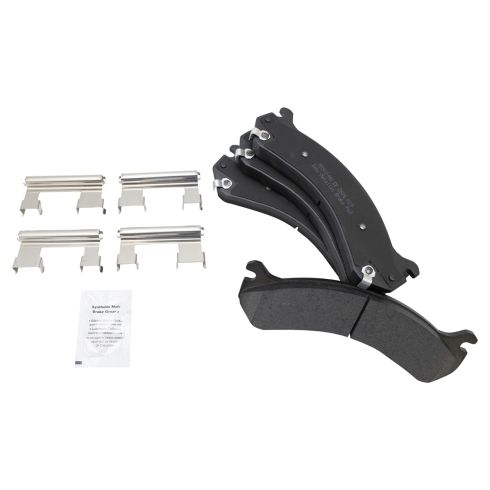 Chevrolet GMC Rear Semi-Metallic Brake Pad & Rotor Kit TRQ BKA10747