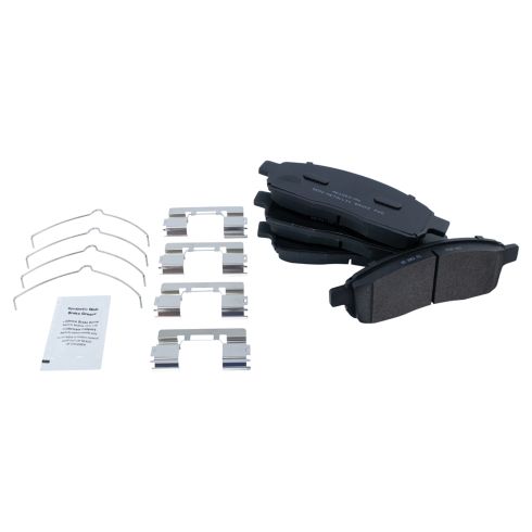 Ford F150 Lincoln Mark LT Front Semi-Metallic Brake Pad & Rotor Kit TRQ BKA10769
