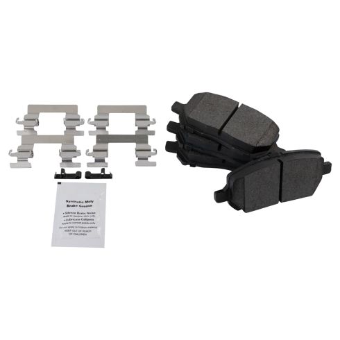 Chevrolet Pontiac Saturn Front Semi-Metallic Brake Pad & Rotor Kit TRQ BKA10789