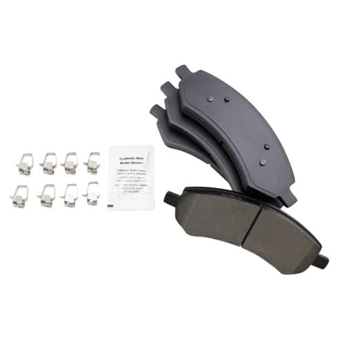 Dodge Ram Mitsubishi Front Ceramic Brake Pad & Rotor Kit TRQ BKA10875