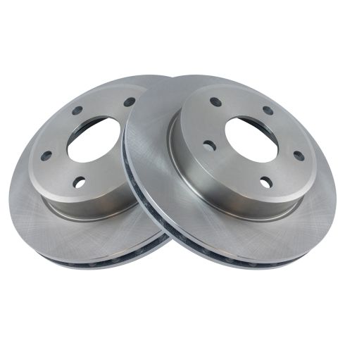 Dodge Ram Mitsubishi Front Ceramic Brake Pad & Rotor Kit TRQ BKA10875