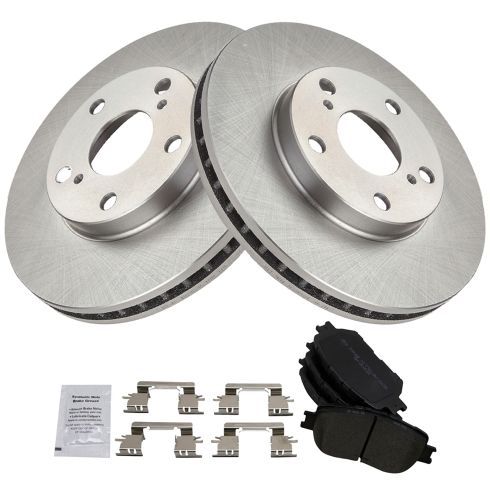 Toyota Camry Front Semi-Metallic Brake Pad & Rotor Kit TRQ BKA10878
