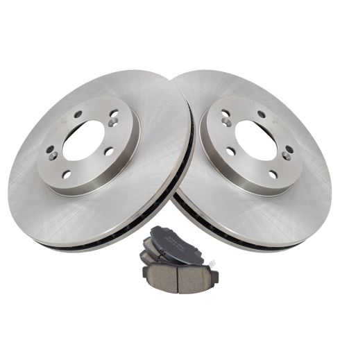 1999-04 Acura RL Front Ceramic Brake Pad & Rotor Kit TRQ BKA10893