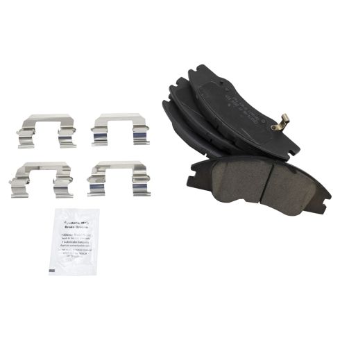 Kia Spectra Spectra 5 Front Ceramic Brake Pad & Rotor Kit TRQ BKA10907