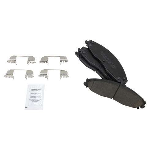 Cadillac CTS Front Ceramic Brake Pad & Rotor Kit TRQ BKA10964