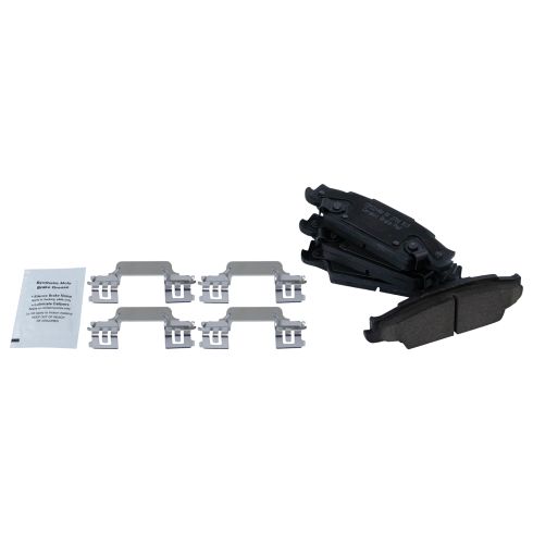Cadillac CTS Rear Ceramic Brake Pad & Rotor Kit TRQ BKA10965