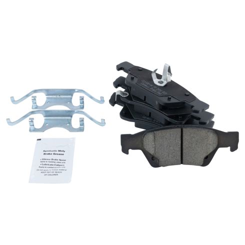Jeep Grand Cherokee Dodge Durango Rear Ceramic Brake Pad & Rotor Kit TRQ BKA10974