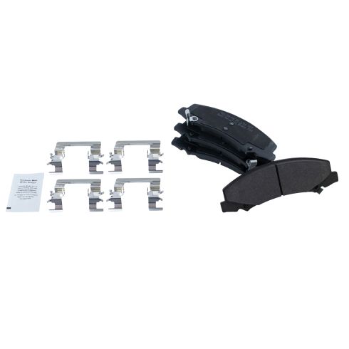 Chevrolet Buick Cadillac Front Semi-Metallic Brake Pad & Rotor Kit TRQ BKA11029