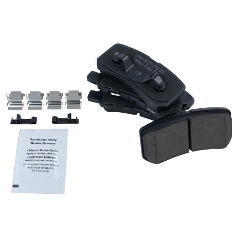 Mitsubishi Endeavor Rear Ceramic Brake Pad & Rotor Kit TRQ BKA11045