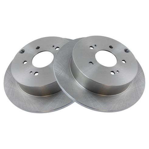 Mitsubishi Endeavor Rear Ceramic Brake Pad & Rotor Kit TRQ BKA11045