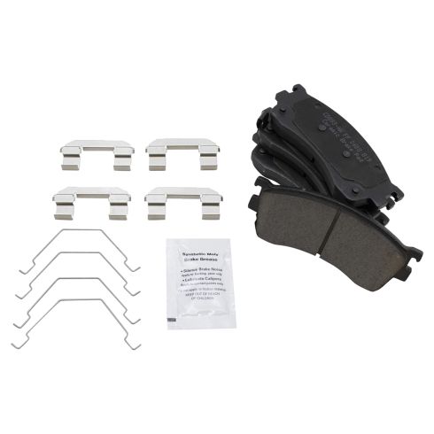 Mazda Protege Protege5 Front Ceramic Brake Pad & Rotor Kit TRQ BKA11047