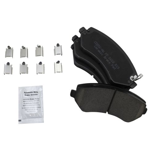 2003-07 Jeep Liberty Front & Rear Ceramic Brake Pad & Rotor Kit TRQ BKA11064