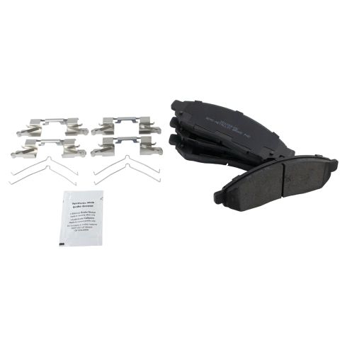Nissan Suzuki Front Semi-Metallic Brake Pad & Rotor Kit TRQ BKA11076