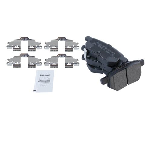 Toyota Lexus Pontiac Rear Semi-Metallic Brake Pad & Rotor Kit TRQ BKA11142