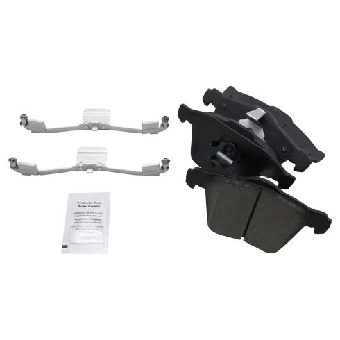 2003-09 Volvo XC90 Front with 336mm Diameter Front Rotors Ceramic Brake Pad & Rotor Kit TRQ BKA11150