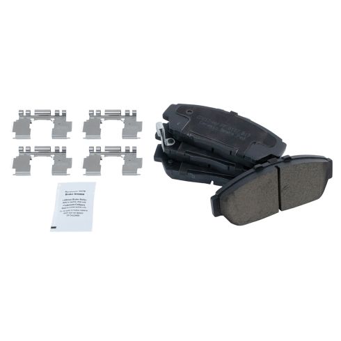 1994 Acura Integra Front & Rear Ceramic Brake Pad & Rotor Kit TRQ BKA11166