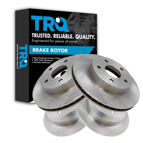 1999-04 Jeep Grand Cherokee Front & Rear 4 Piece Brake Rotor Set TRQ BRA13549