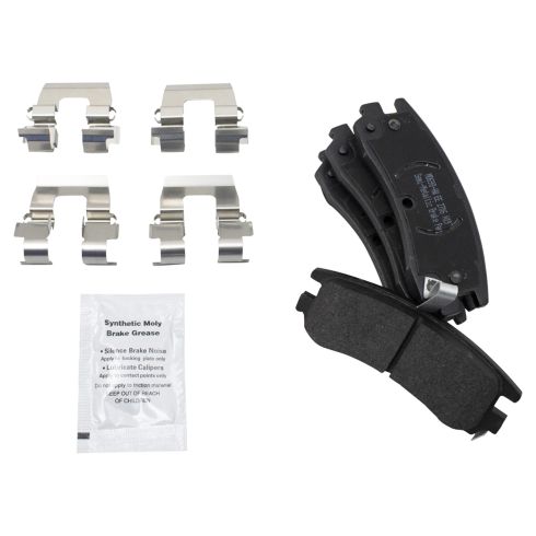Pontiac Grand Am Olds Alero Front & Rear Semi-Metallic Brake Pad & Rotor Kit TRQ BKA11172
