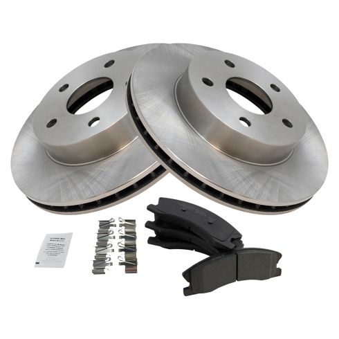 Jeep Grand Cherokee Front Ceramic Brake Pad & Rotor Kit TRQ BKA11187