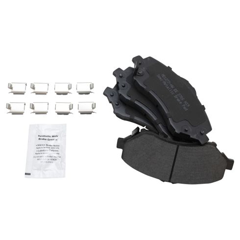 Jeep Liberty Dodge Nitro Front Semi-Metallic Brake Pad & Rotor Kit TRQ BKA11198