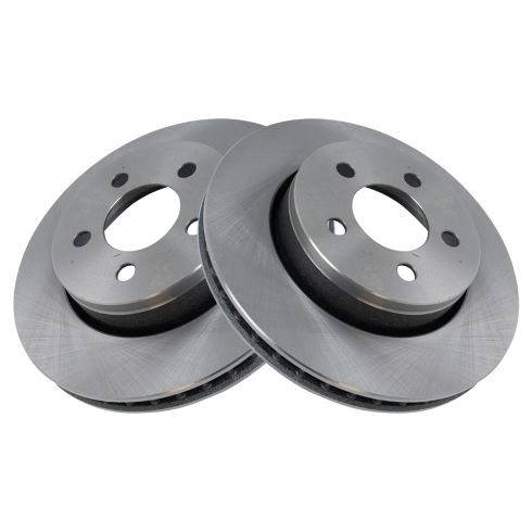 Jeep Liberty Dodge Nitro Front Semi-Metallic Brake Pad & Rotor Kit TRQ BKA11198