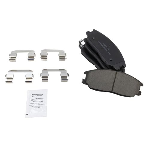 2003-06 Kia Sorento Front & Rear Ceramic Brake Pad & Rotor Kit TRQ BKA11206