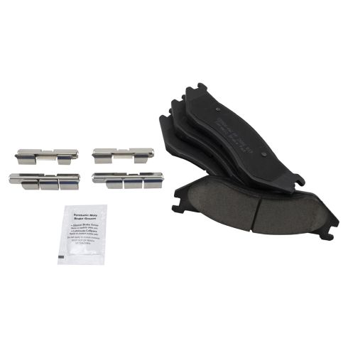 Dodge Durango Ram 1500 Front & Rear Ceramic Brake Pad & Rotor Kit TRQ BKA11212