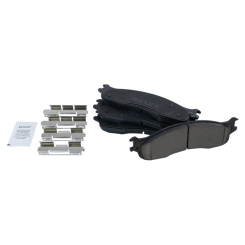 Dodge Ram 1500 2500 3500 Front & Rear Ceramic Brake Pad & Rotor Kit TRQ BKA11267