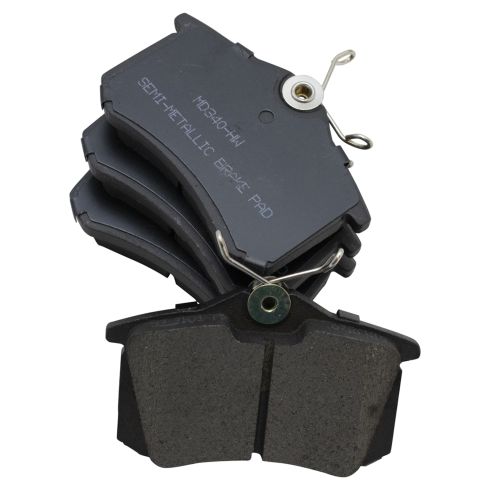 VW Audi Front & Rear Semi-Metallic Brake Pads TRQ BFA12923