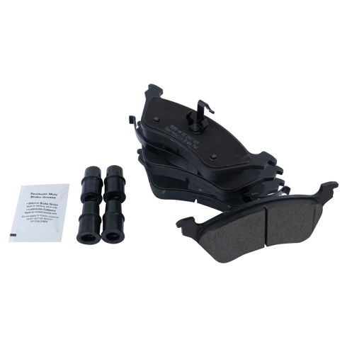 Dodge Chrysler Rear Semi-Metallic Brake Pad & Rotor Kit TRQ BKA11370