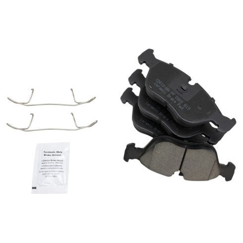 Volvo 850 C70 S70 V70 Front & Rear Ceramic Brake Pad & Rotor Kit TRQ BKA11395