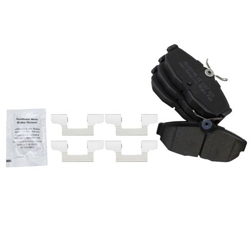 Ford Mustang Front & Rear Semi-Metallic Brake Pad & Rotor Kit TRQ BKA11448