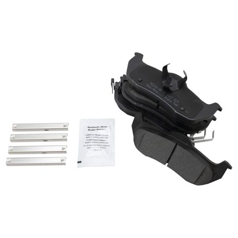 Nissan Armada Titan Infiniti QX56 Front & Rear Semi-Metallic Brake Pad & Rotor Kit TRQ BKA11457