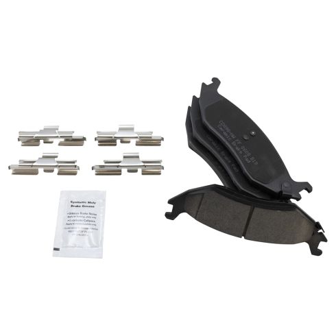 Dodge Durango Ram 1500 Front & Rear Ceramic Brake Pads TRQ BFA12933