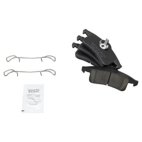 Jeep Grand Cherokee Front & Rear Ceramic Brake Pads TRQ BFA12936