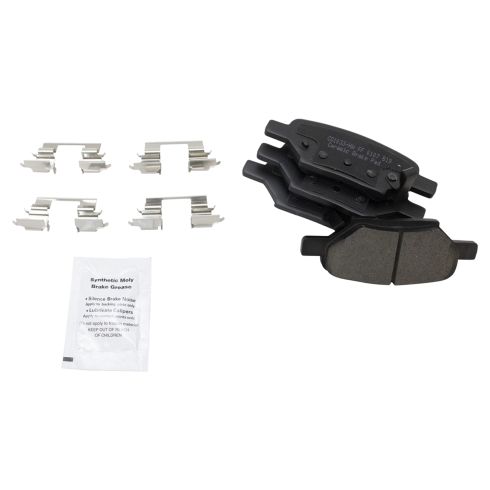 Chevrolet Pontiac Saturn Front & Rear Ceramic Brake Pads TRQ BFA12938