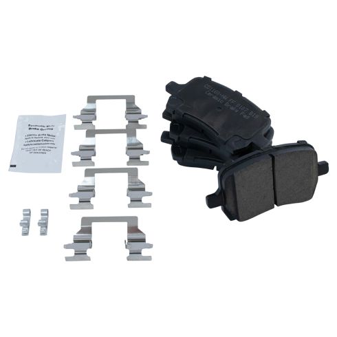 Chevrolet Pontiac Saturn Front & Rear Ceramic Brake Pads TRQ BFA12938