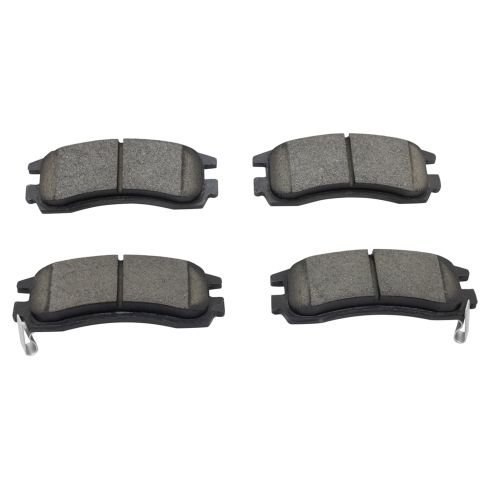 Chevrolet Buick Pontiac Olds Front & Rear Ceramic Brake Pads TRQ BFA12955
