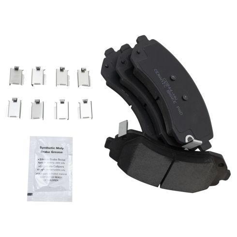 Chevrolet Buick Pontiac Olds Front & Rear Ceramic Brake Pads TRQ BFA12955