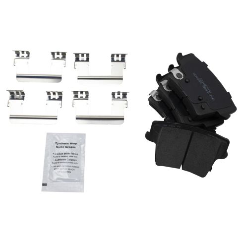 Dodge Chrysler Front & Rear Ceramic Brake Pads TRQ BFA12957