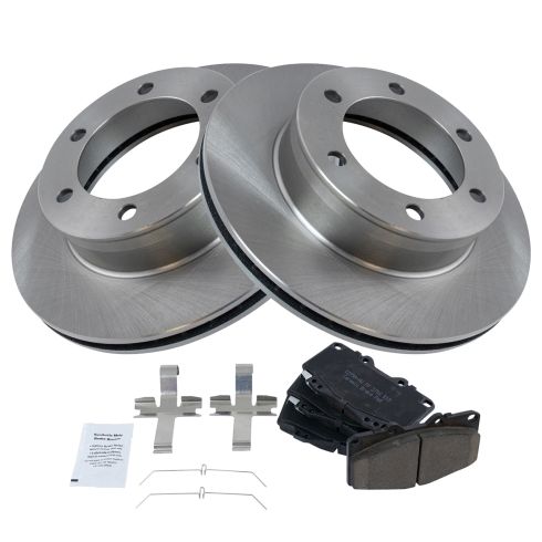 Toyota Tacoma Front Ceramic Brake Pad & Rotor Kit TRQ BKA11517
