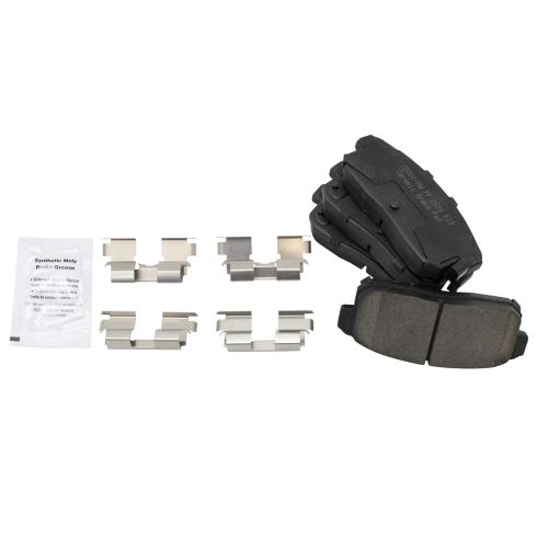 2001 Nissan Maxima Infiniti I30 Front & Rear Ceramic Brake Pad & Rotor Kit TRQ BKA11529