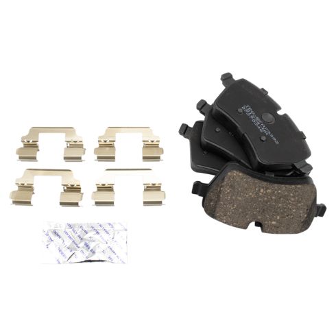 Mini Cooper Front Ceramic Brake Pad & Rotor Kit TRQ BKA11544