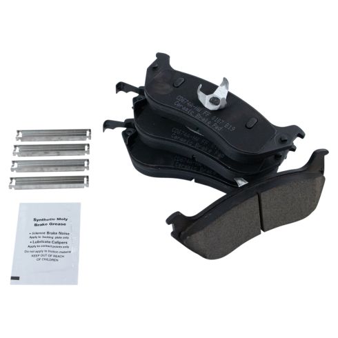 1998-02 Ford Lincoln Mercury Front & Rear Ceramic Brake Pads TRQ BFA12994