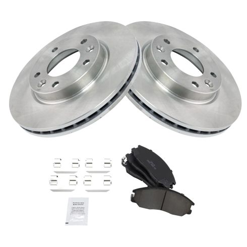 Kia Sedona Front Ceramic Brake Pad & Rotor Kit TRQ BKA11553