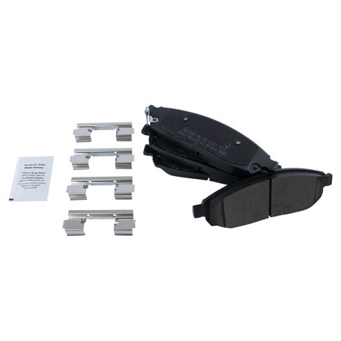 Jeep Commander Grand Cherokee Front & Rear Semi-Metallic Brake Pads TRQ BFA13002