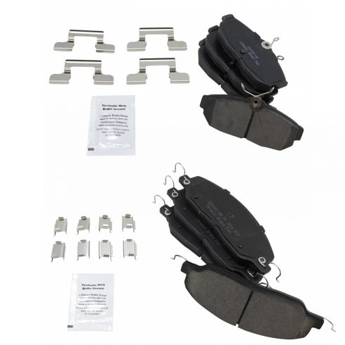 Ford Mustang Front & Rear Ceramic Brake Pads TRQ BFA13020