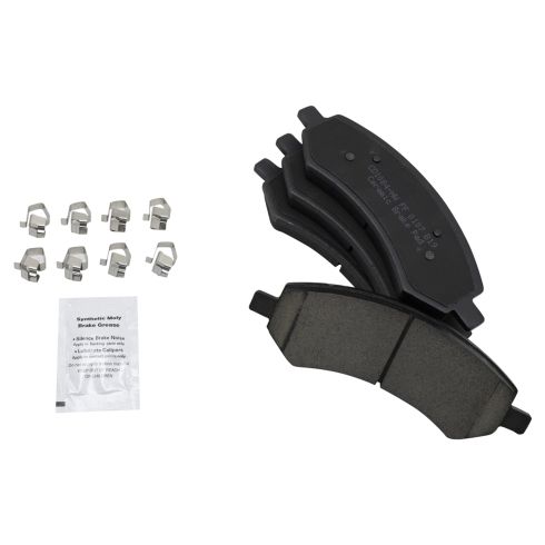 Dodge Ram Chrysler Front & Rear Ceramic Brake Pads TRQ BFA13021