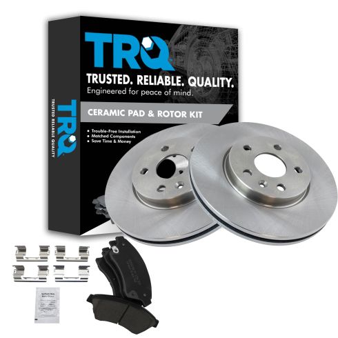 Chevrolet Cruze Cruze Limited Sonic Front Ceramic Brake Pad & Rotor Kit TRQ BKA11613
